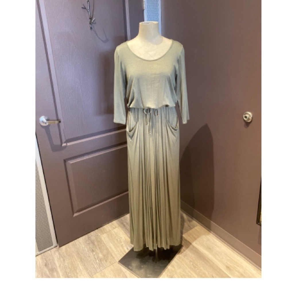 tie waist maxi dress